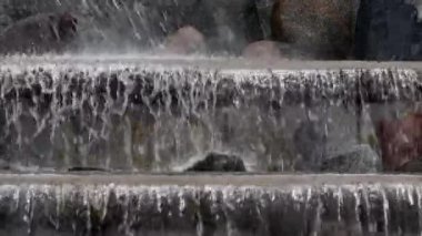 Kopenhag, Danimarka Açık havuzda akan su. 