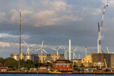 Kopenhag, Danimarka Kopenhag 'daki öncelikli sanayi bölgesi Refen.