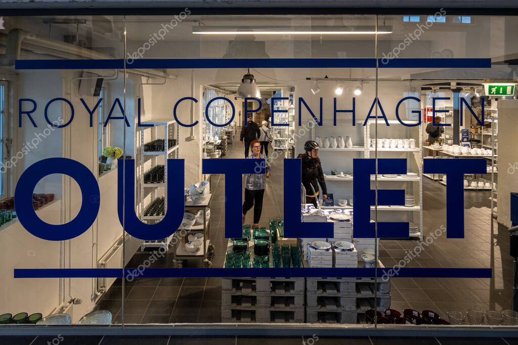 Copenhagen, Denmark  The interior of the Royal Copenhagen flagship store and outlet in Frederiksberg.
