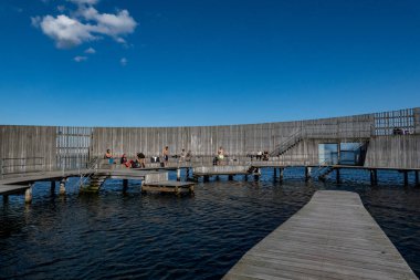 Kopenhag, Danimarka Kastrup 'a çok kötü ahşap ya da Kastrup Deniz Hamamı