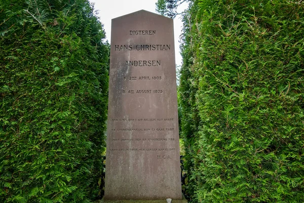 Copenhague Dinamarca Tumba Andersen Cementerio Assistens — Foto de Stock