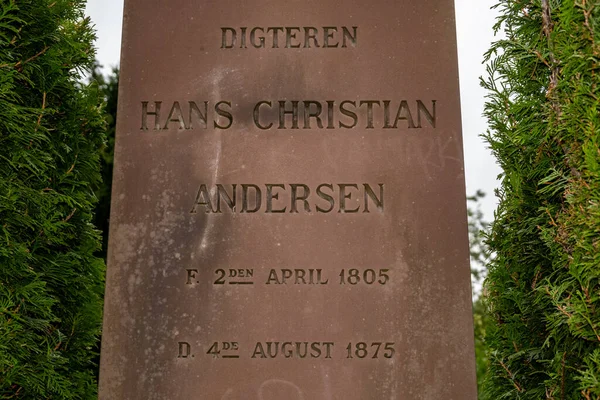 Copenhague Dinamarca Tumba Andersen Cementerio Assistens — Foto de Stock