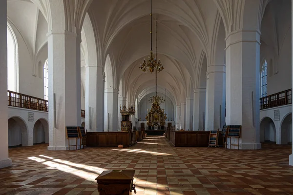 Maribo Danimarka Maribo Katedrali Nin Içi — Stok fotoğraf