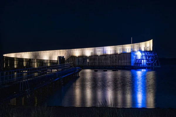Kopenhag, Danimarka Öresund 'da Kastrup Deniz Hamamı.