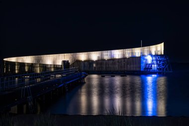 Kopenhag, Danimarka Öresund 'da Kastrup Deniz Hamamı.