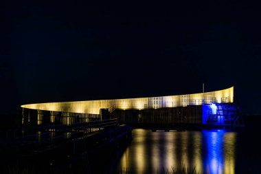 Kopenhag, Danimarka Öresund 'da Kastrup Deniz Hamamı.