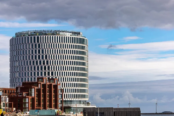 Copenhague Dinamarca Edificios Modernos Distrito Nordhavnen Puerto Norte —  Fotos de Stock