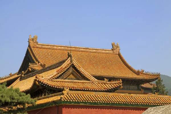 Китайская древняя архитектура в восточных королевских гробницах — стоковое фото