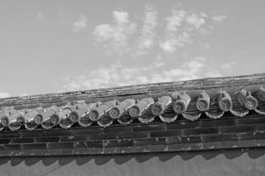 Duvardaki sırlı çini