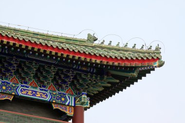 Geleneksel Çince tarzı antika binalar