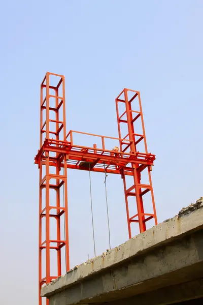 Support en acier de grue — Photo