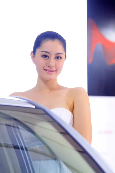 Beautiful car model in a car exhibition, China — Stock Photo, Image