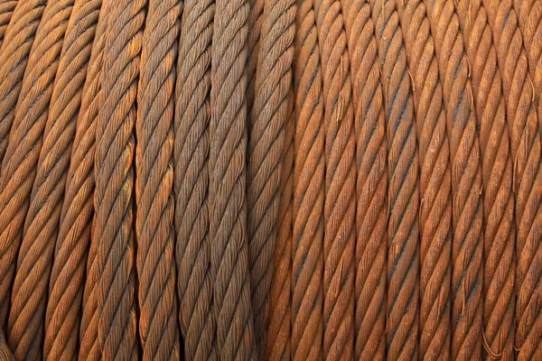Wire rope for heavy industrial use — Stock Photo, Image