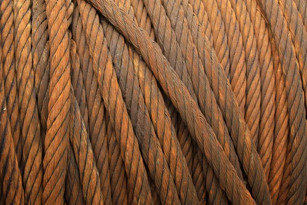 Wire rope for heavy industrial use — Stock Photo, Image