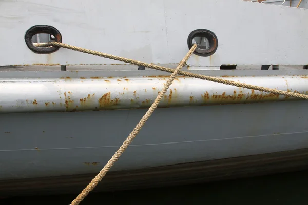 Corda sulla nave — Foto Stock