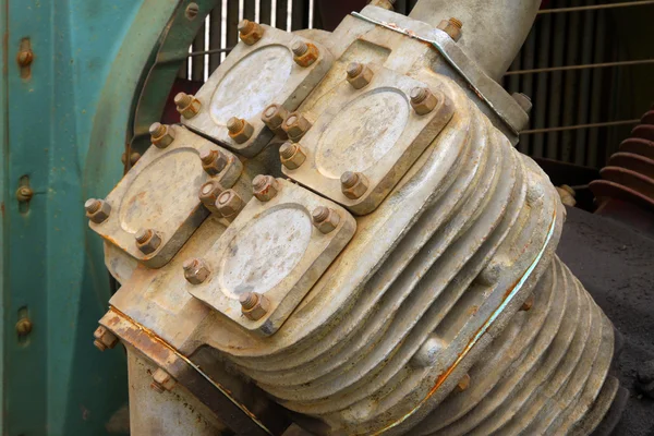 Rusty abandoned engine components — Stock Photo, Image