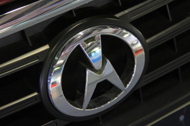 Mustang araba marka bir araba satış reyonu, tangshan, Çin