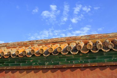 Duvardaki sırlı çini