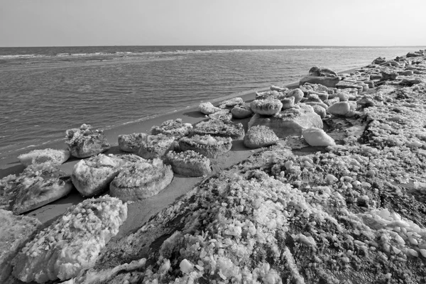 Littoral glace résiduelle paysage naturel — Photo