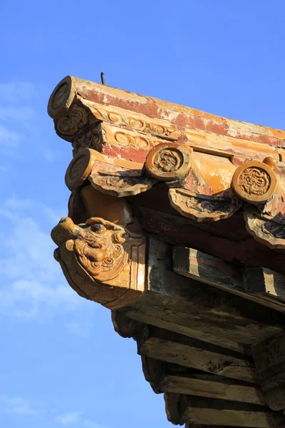 Arquitectura antigua china en las Tumbas Reales Orientales de la Q — Foto de Stock