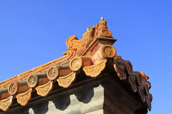 Chinese oude architectuur in de Oost-koninklijke graftombes van de q — Stockfoto