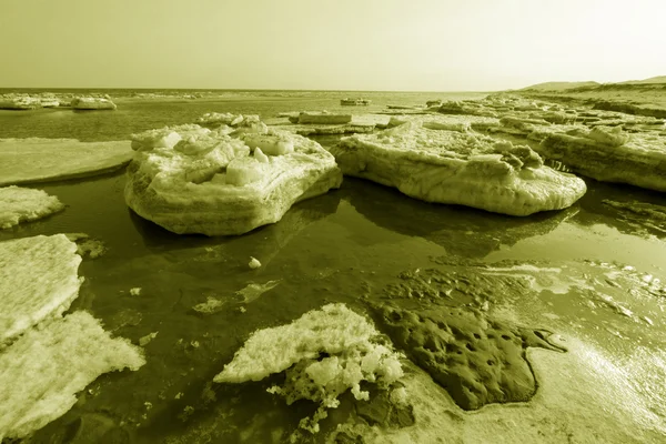 Kust residuele ijs natuurlijke landschap — Stockfoto