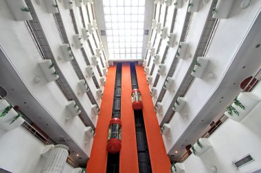 Modern Asansör peyzaj tüccarlar otel, Çin