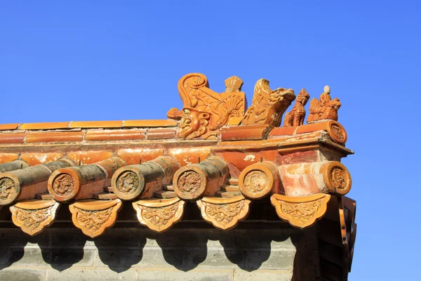 Architettura antica cinese nelle tombe reali orientali del Q — Foto Stock
