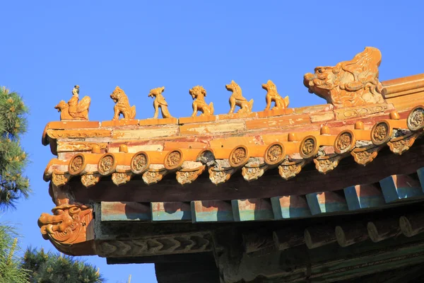 Chinese oude architectuur in Oost-koninklijke graftombes van de qing — Stockfoto