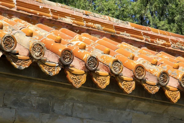 Fancy glazed tile in the Eastern Royal Tombs of the Qing Dynasty — Stock Photo, Image