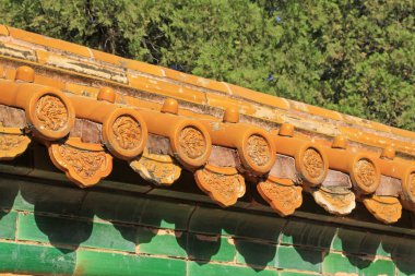 Duvardaki sırlı çini