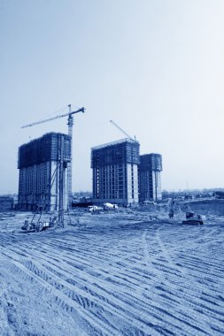 yüksek doğmak konut inşaat alanında bir şehirde