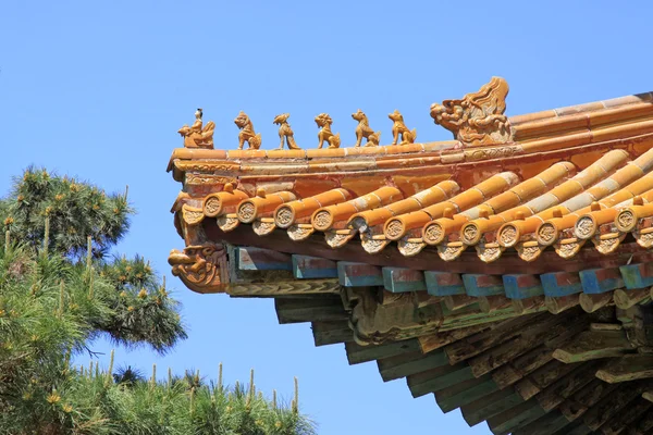 Keleti királyi sírok, a Qing-kínai ókori építészet — Stock Fotó