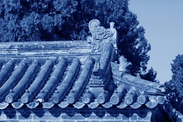 Chinese ancient architecture in the Eastern Royal Tombs of the Q — Stock Photo, Image