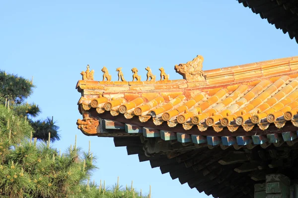 中国古代建筑中东部皇家陵墓的清 — 图库照片