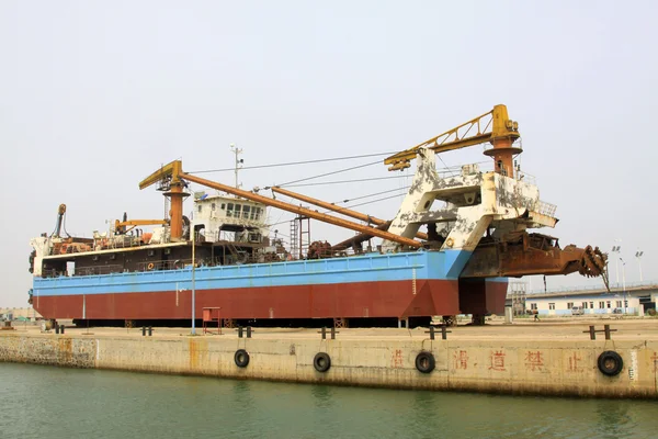 Ships waiting for repair — Stock Photo, Image