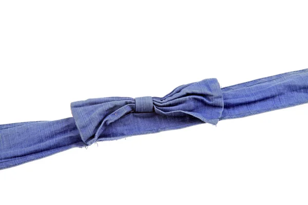 Blå cowboy kläder bowknot — Stockfoto