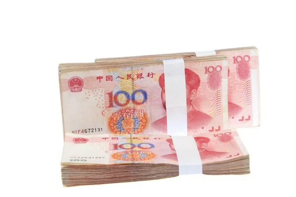 Chinês cem em dinheiro — Fotografia de Stock
