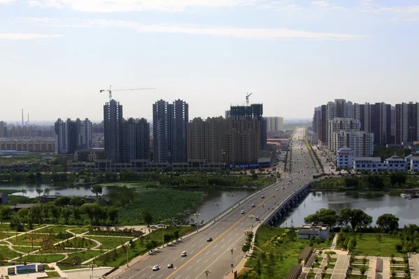 City building architecture in northern China — Stock Photo, Image