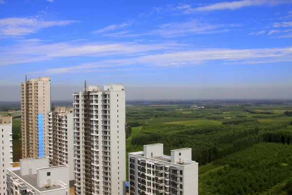 City building architecture in northern China — Stock Photo, Image