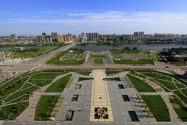 Stadtlandschaft in Nordchina — Stockfoto
