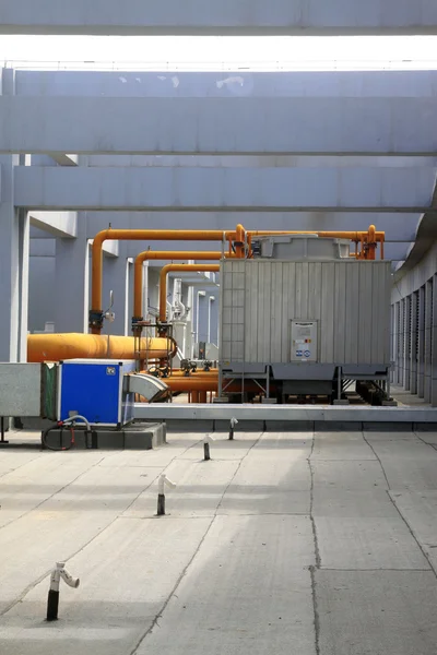 Ventilatore tubo metallico — Foto Stock