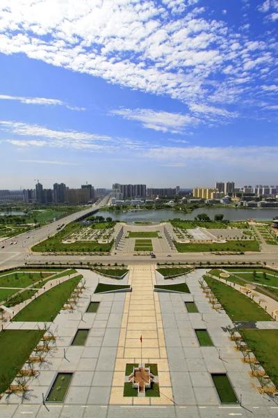 City building architecture in northern China — Stock Photo, Image