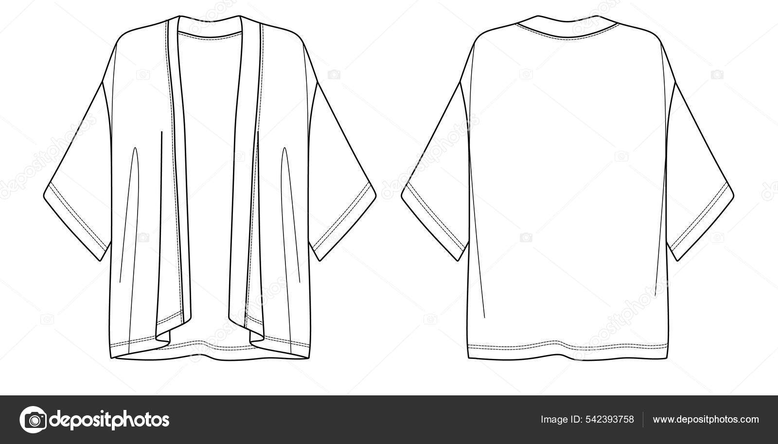 depositphotos 542393758 stock illustration vector long sleeved jacket fashion