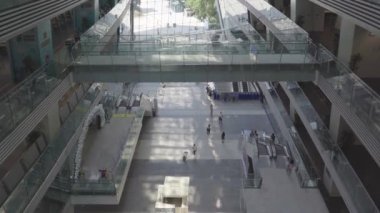 Guangzhou, Çin - 25 Mart 2019 Guangzhou Kütüphanesi, Çin.