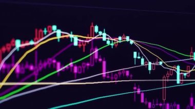 Borsa finansal büyüme tablosu. Yüksek kalite 4k görüntü