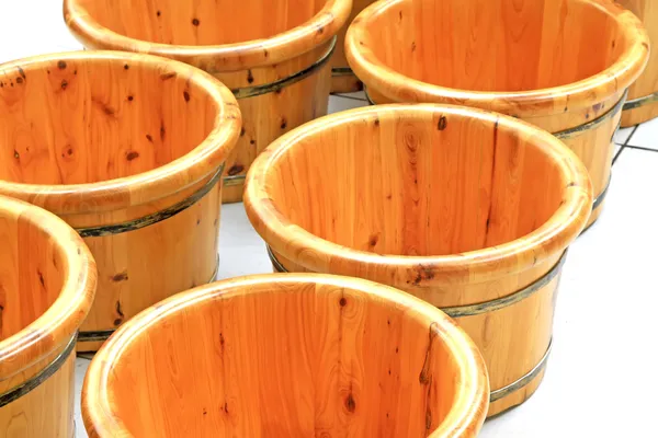 Wooden basin — Stock Photo, Image