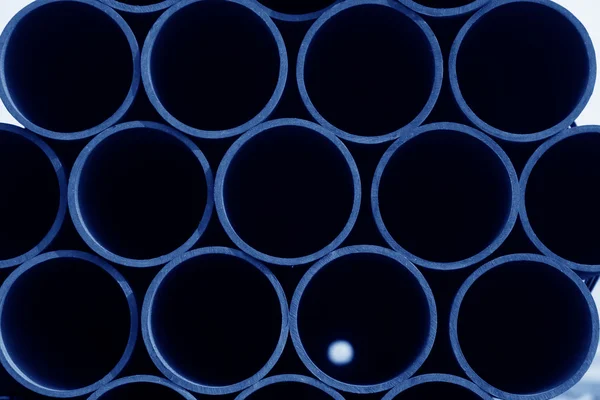 Seção transversal do tubo de aço sem costura — Fotografia de Stock