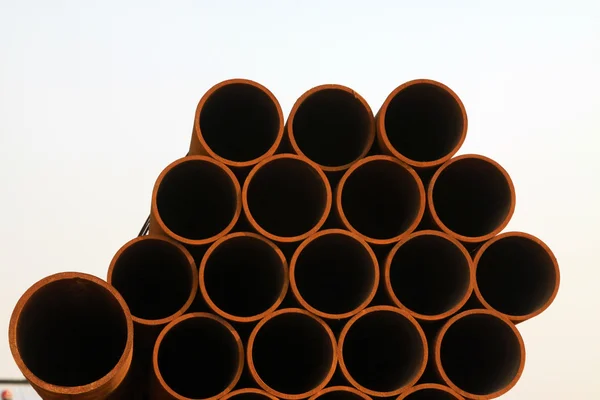 Seamless steel tube tvärsnitt — Stockfoto