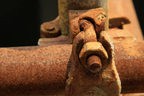 Rusty metal scaffolding elements — Stock Photo, Image